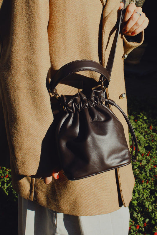 BOLSA PETÚNIA CAFÉ - Mirol