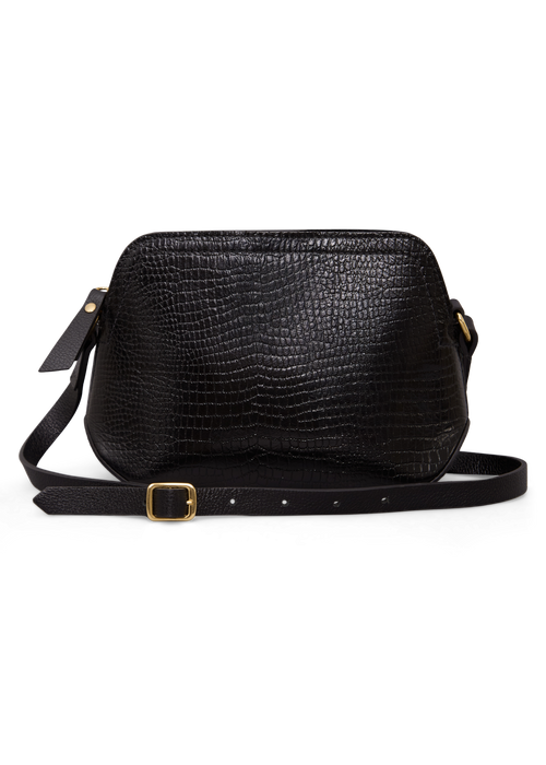 BOLSA LILI PRETO CROCO - Mirol