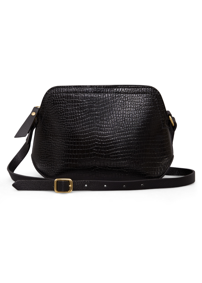 BOLSA LILI PRETO CROCO - Mirol