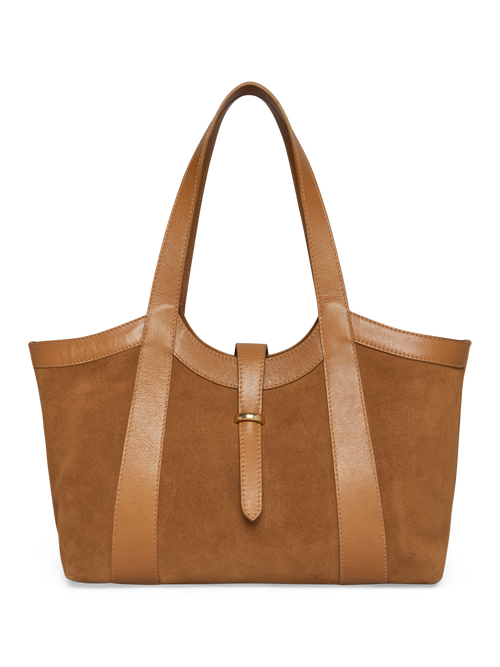 BOLSA HAZEL CAMURÇA CONHAQUE - Mirol