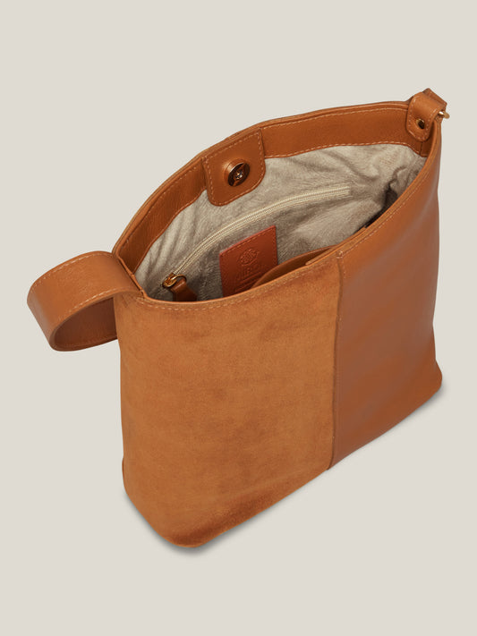 BOLSA HERA CAMURÇA CONHAQUE - Mirol