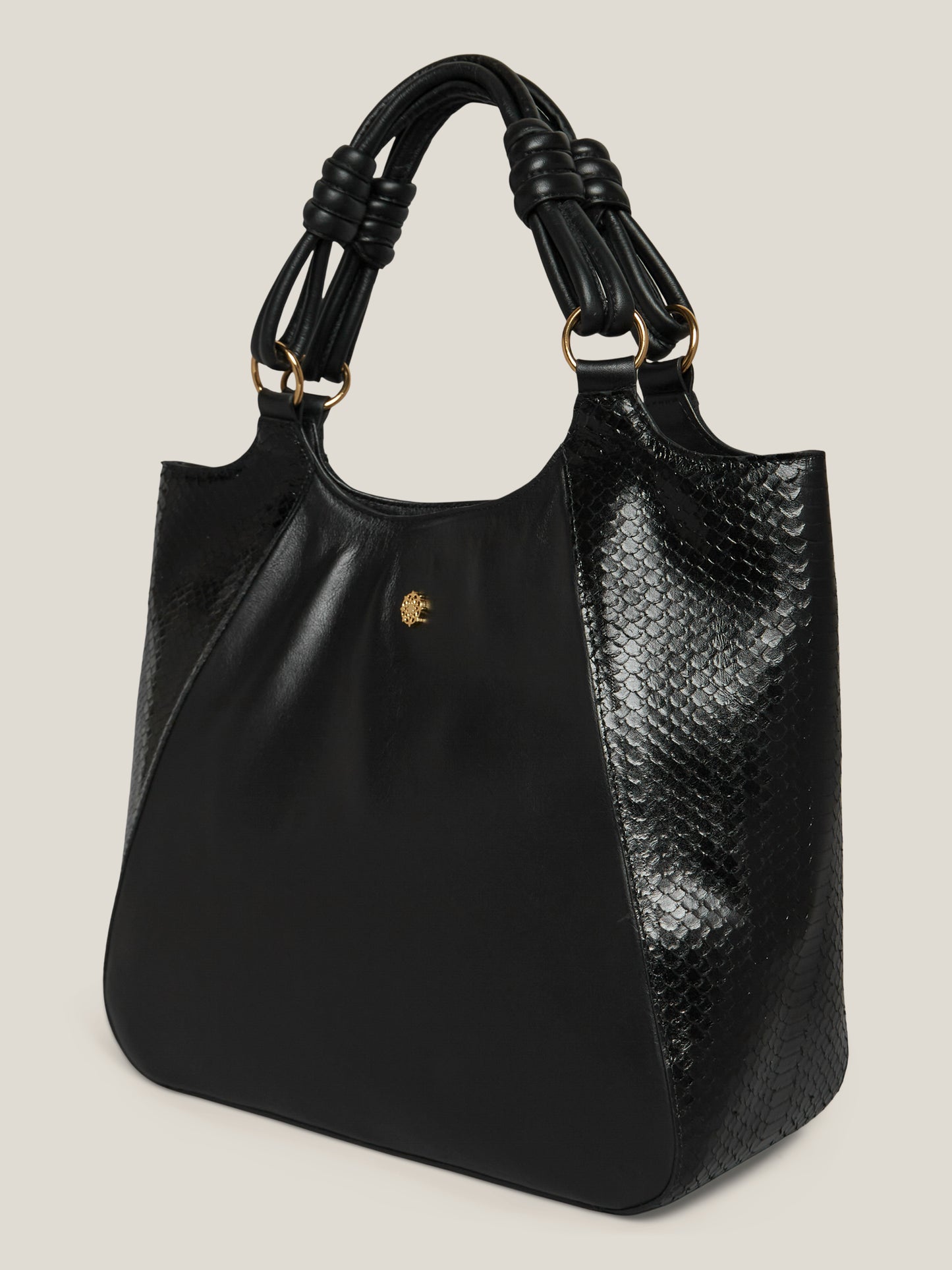 BOLSA MAGNÓLIA COBRA PRETA